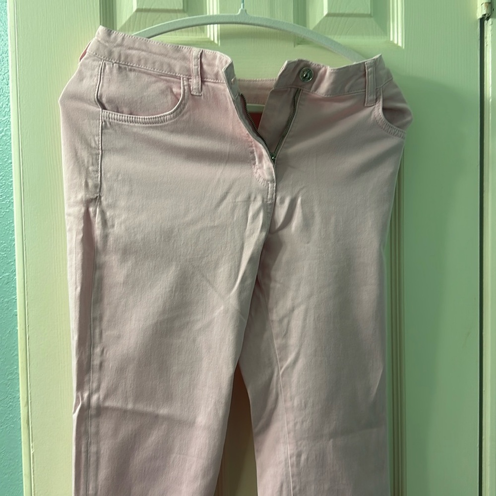 Ruffled jeans